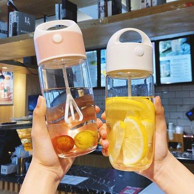 玻璃搅拌杯自动电动可提手便携大容量玻璃简约饮水杯耐热咖啡杯