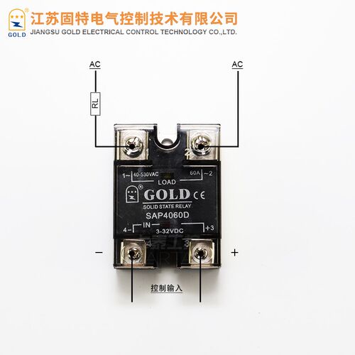 GOLD固态继电器SAP4040D 4060D 4080D SSR-DA直流控交流25A30A80A
