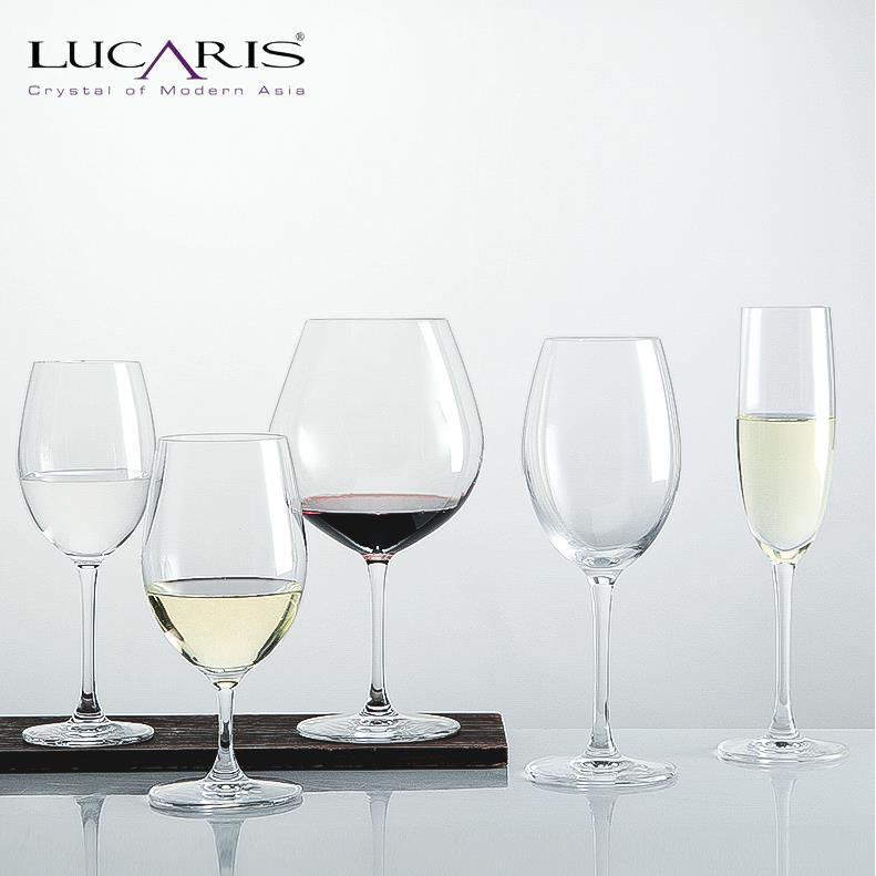 进口lucaris水晶玻璃红酒杯欧式葡萄酒杯高脚杯香槟杯水杯啤酒杯