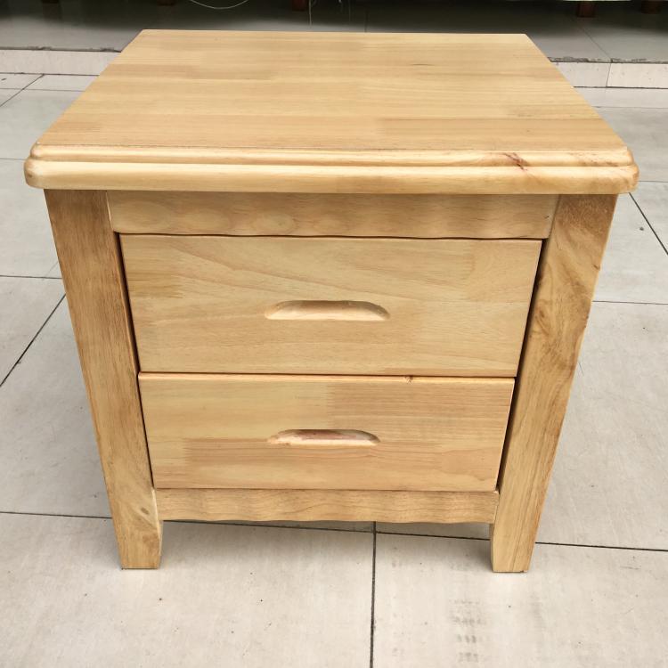 实木床头柜橡木边柜浅色时尚木收纳柜新中式木头床柜原木色厂直销