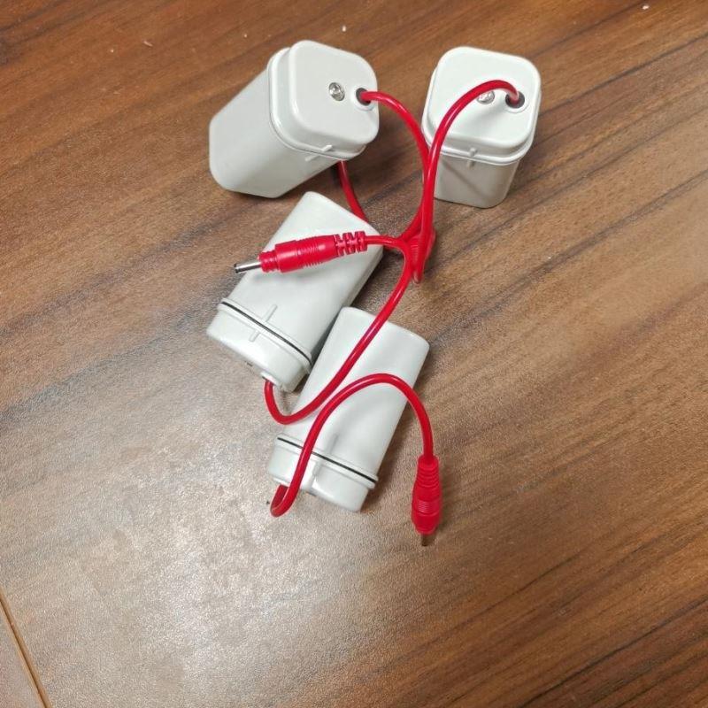 小便斗感应器电源盒 大便池感应器直流供电盒 4节5号防水电池盒6V