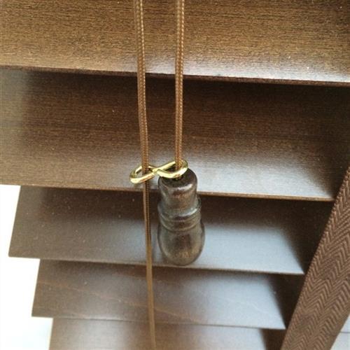实木百叶窗帘卷帘遮光升降卧室书房卫生间阳台木质遮阳木百叶竹帘