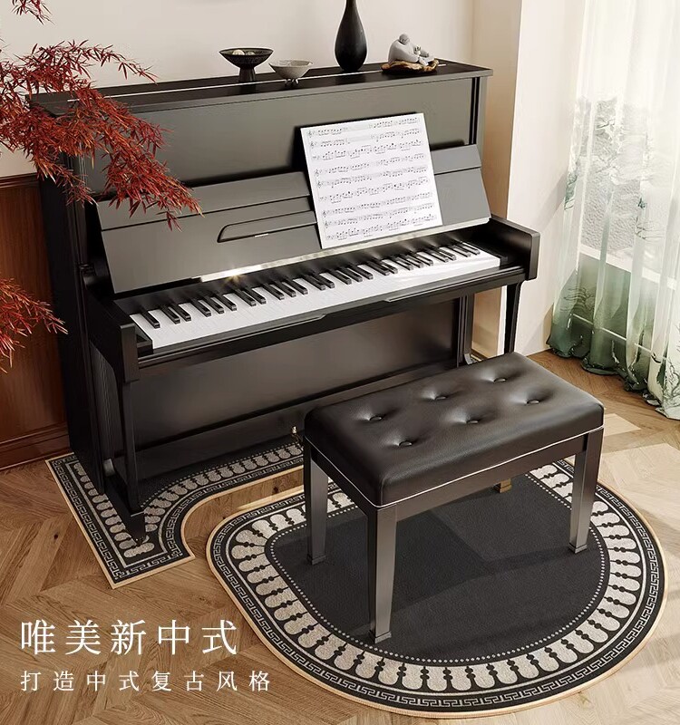 立式钢琴专用消音器隔音地板垫降噪隔音垫吸音地毯减震琴凳脚垫加