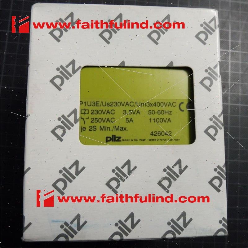 议价Pilz 426042 皮尔磁安全继电器 P1U3E/Us230VAC/Um3X400VAC