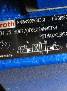 议价REXROTH/力士乐 4WRAP6W7-07-3X/G24K4/M 4WE6D6X/EG12N9K4