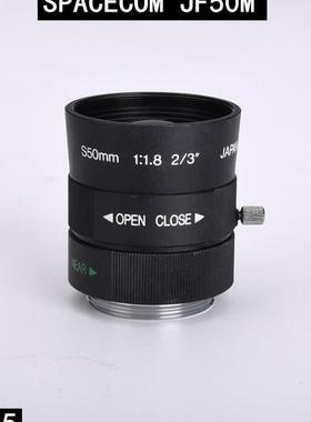议价SPACECOM JF50M 定焦工业镜头 S50mm 1:1.8 2/3" JAPAN