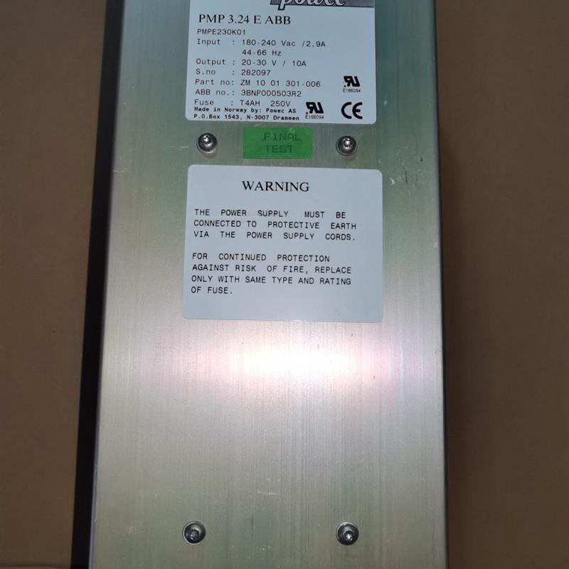 议价PMP 3.24E ABB PMPE230K01 ZM1001301-006 3BNP000503R2 DCS