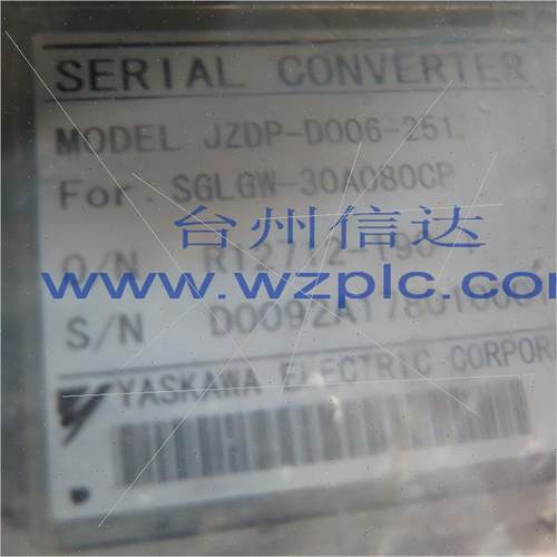 议价JZDP-D006-251 插头转换器配直线电机SGLFW-30A080CP