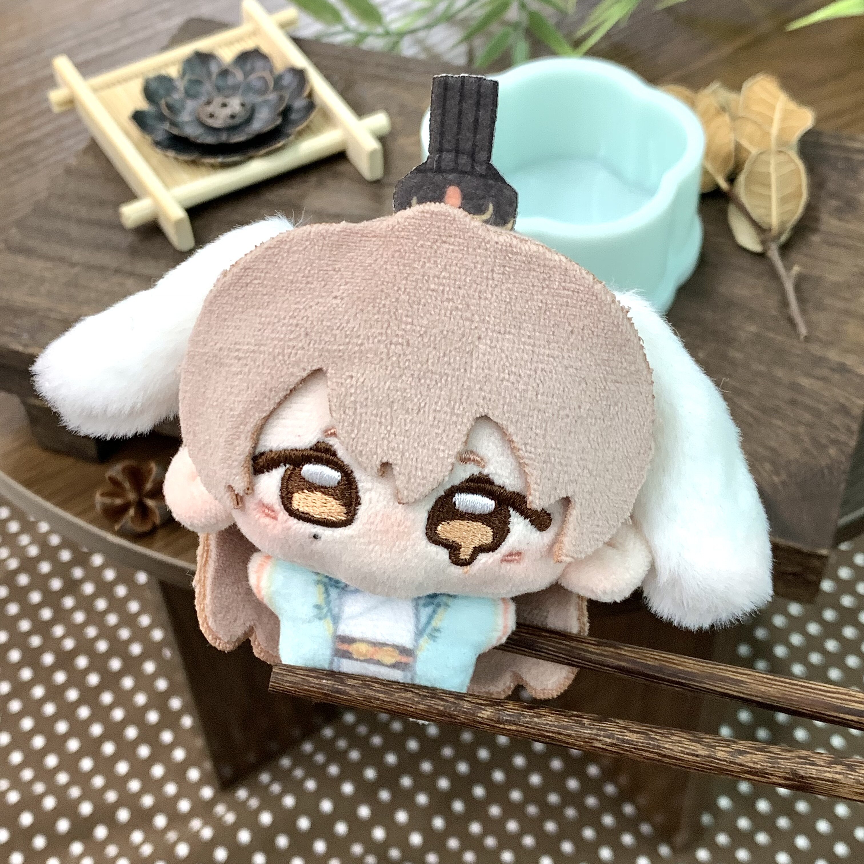 谷物研究社x可可小松饼 代号鸢袁基周边努努棉花娃娃吮指袁味基图片