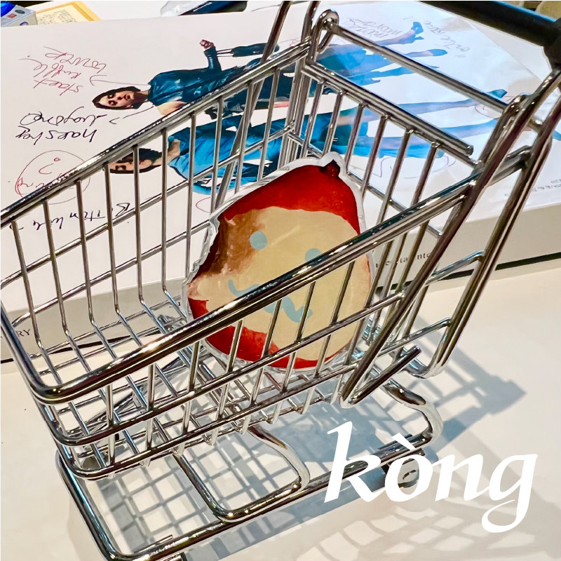 空一空kong悲伤一口梨原创设计滴胶伸缩气囊手机支架