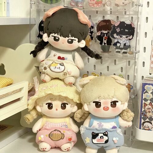 宇宙商店x不摸鱼杂货铺 20cm棉花娃娃衣服宝宝裤衬衫鞋子百搭单品