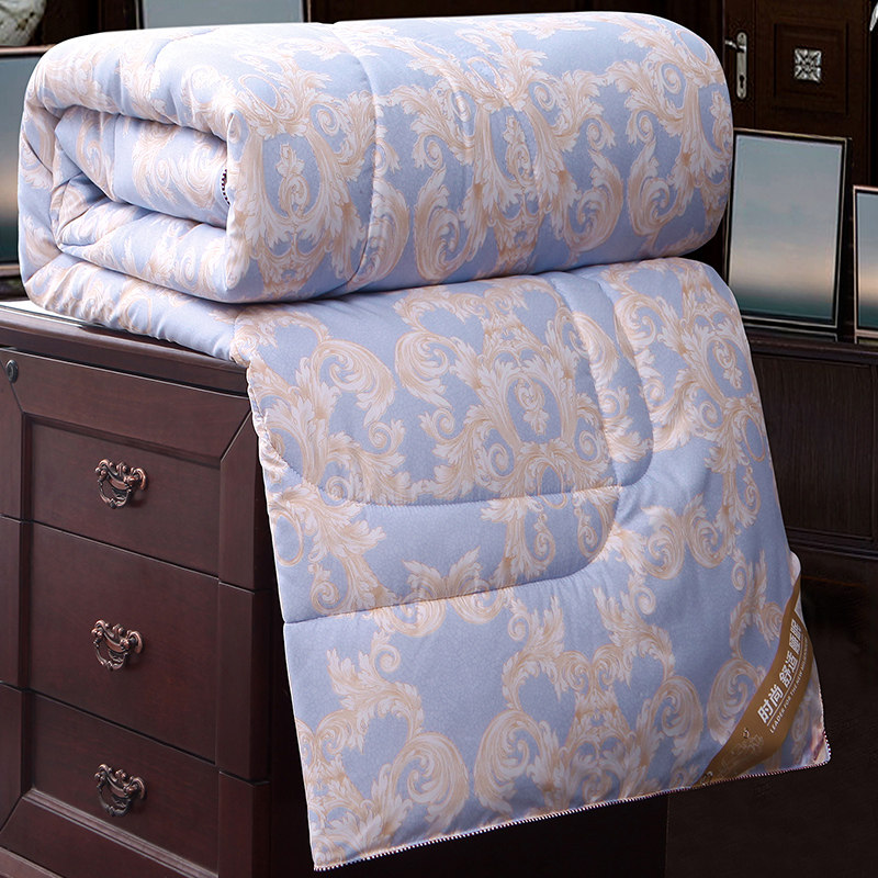 精选加厚被子冬被春秋被太空调被轻薄款双人秋冬丝棉被芯冬天保暖