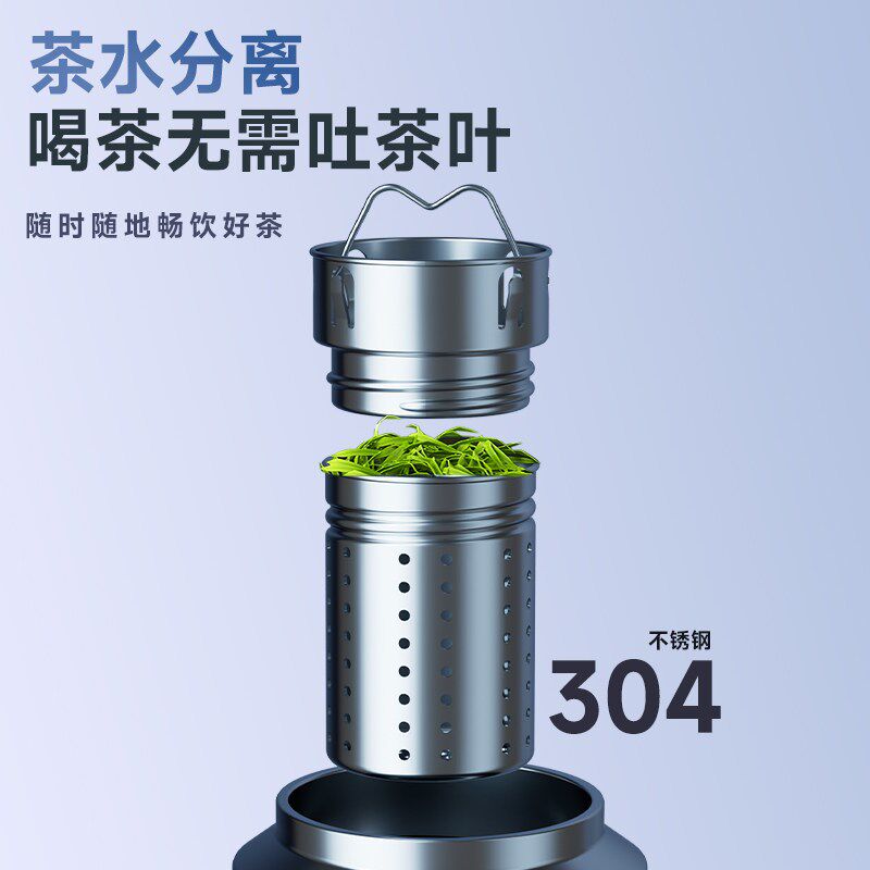 316不锈钢保温杯男款大容量2025新款保冷焖泡茶杯子水杯水壶颜值