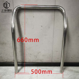 精选不锈钢把手平板小推车拉手加厚搬运车扶手定制弯管加工上海强