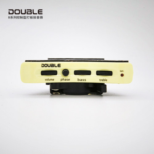 民谣吉他DOUBLE拾音器B1G单音B2G双音系统电箱拾音器加振音孔演出