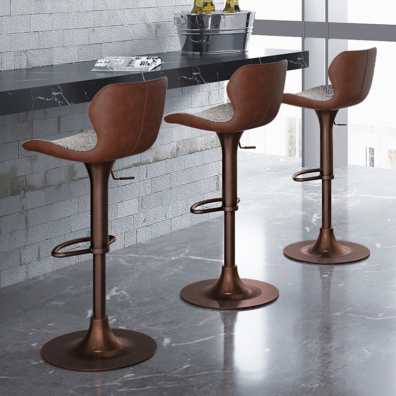 精选现代简约吧台椅轻奢家用靠背吧台凳高脚凳岛台升降旋转餐椅子,住宅家具,家用高脚椅,淘宝优惠券,粉丝福利购,淘宝优惠卷