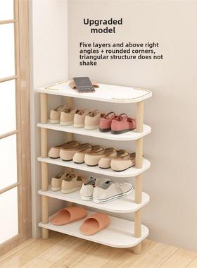 儿童专用鞋架鞋柜家用小孩门口简易室内收纳窄小白色木质入户宝宝