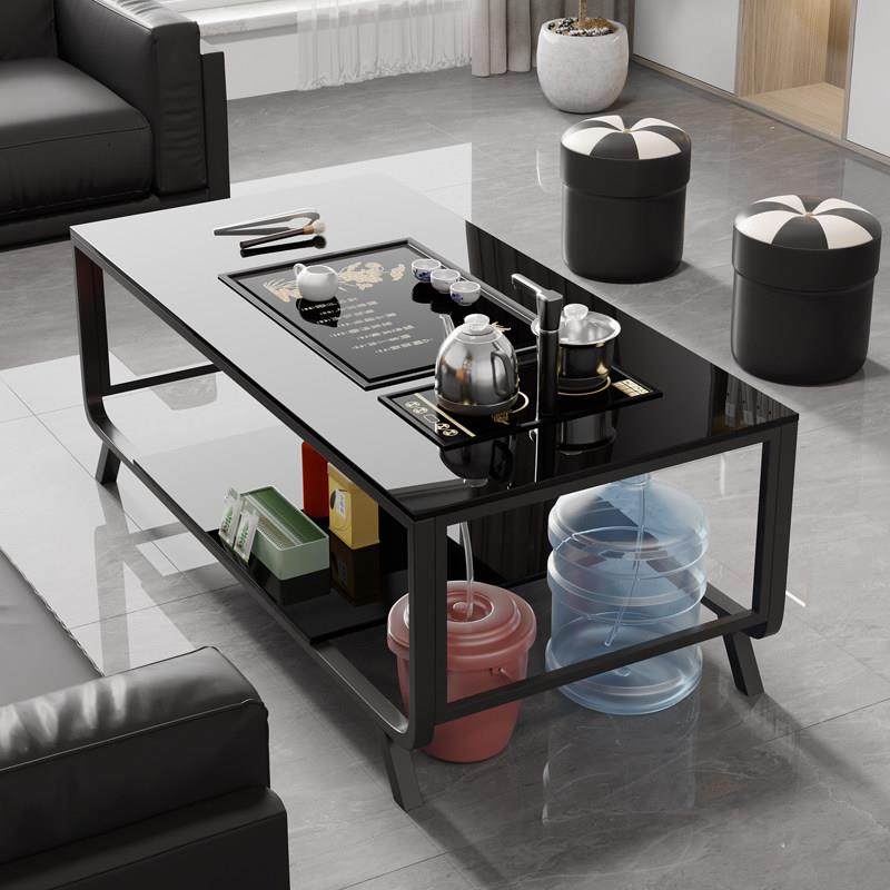 简约沙发茶几办公室会客接待用客厅小型功夫茶台烧水壶一体泡茶桌,商业/办公家具,茶几,淘宝优惠券,粉丝福利购,淘宝优惠卷