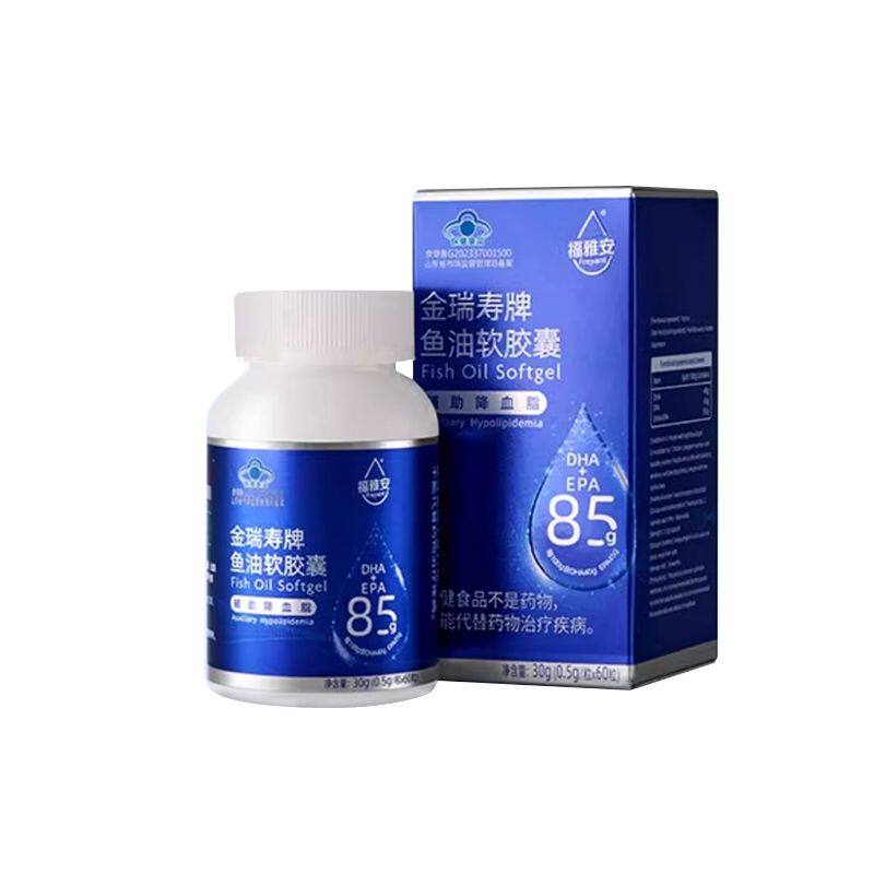 福雅安鱼油金瑞寿鱼油0粒%Omega深海鱼油DHA+EPA图片