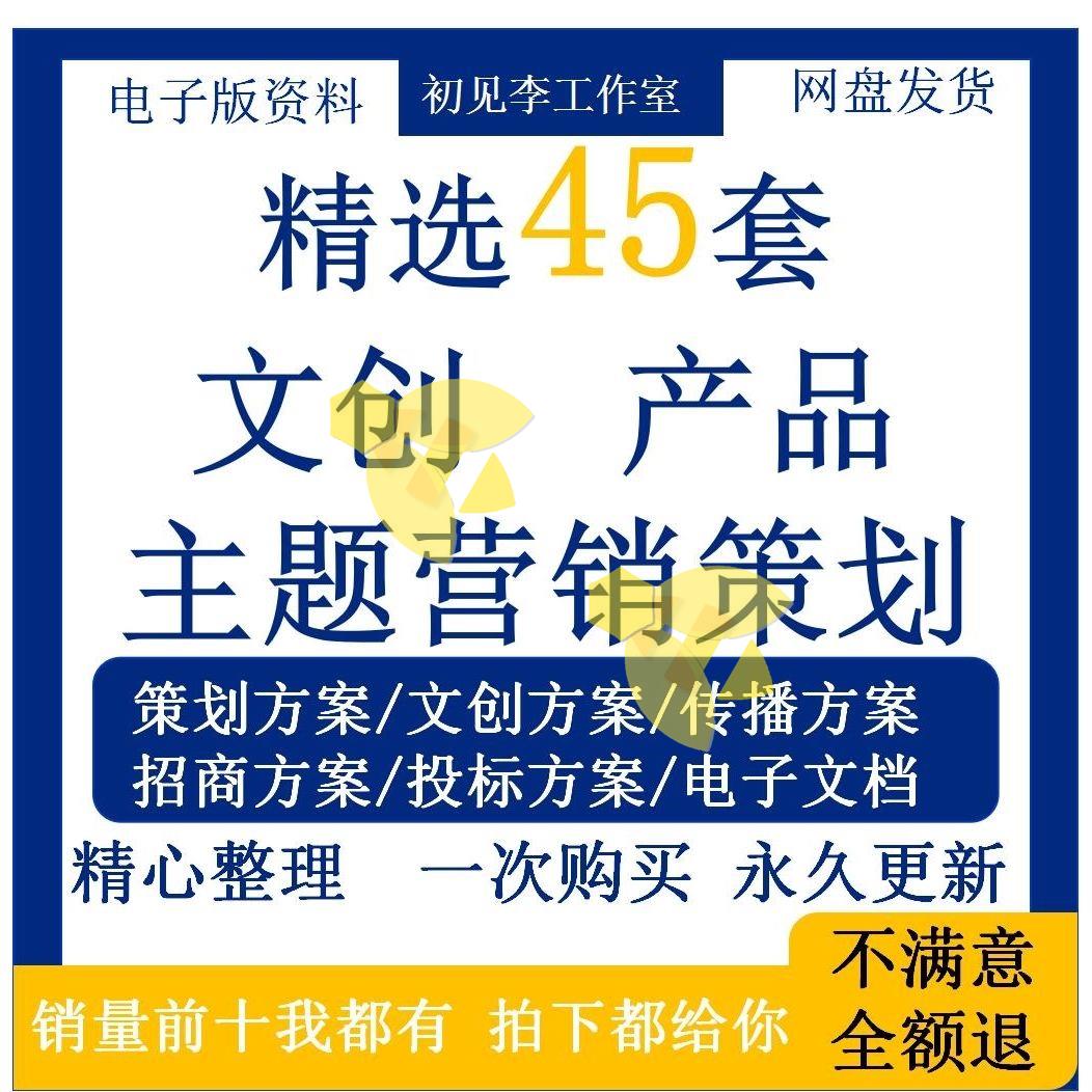 文创主题IP产品品牌文化节运营推广策划营销方案PPT案例模板 商务/设计服务 设计素材/源文件 原图主图