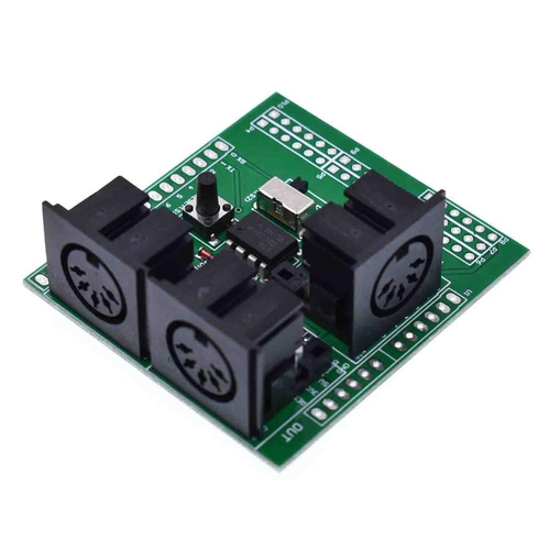 支持机器人 扩展板 MIDI Shield音乐分线板仪表数字接口适配器板
