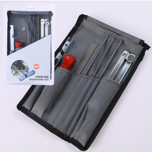 厂家直销油锯锉刀工具包轨道台深度尺米尔锉汽油链锯锉套装配件