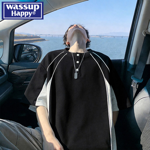 WASSUPHAPPY亨利领短袖Polo衫男