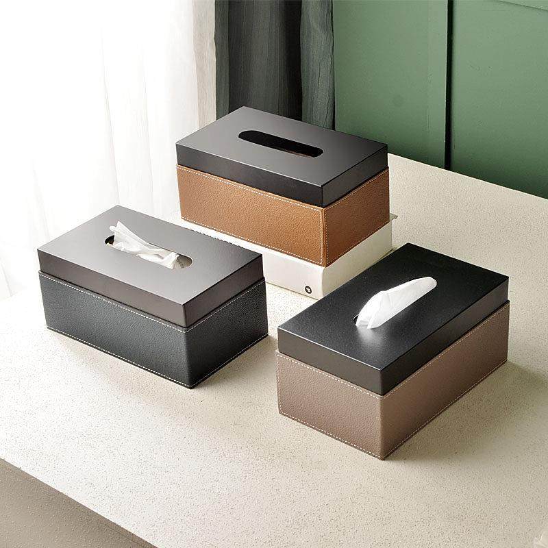 法式复古纸巾盒客厅轻奢高档高级感现代新中式酒店专用皮质纸抽盒,收纳整理,纸巾盒,淘宝优惠券,粉丝福利购,淘宝优惠卷