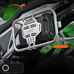 Loboo萝卜摩托车工具箱侧箱侧框铝合金可锁式工具包安装便携式