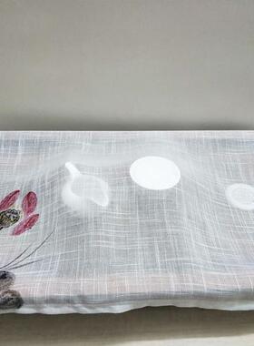 茶盘纱巾茶具装饰部茶杯盘盖布长方形破壁机笔记本风扇防尘纱巾