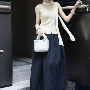 t1855 松紧腰显瘦半身裙YS1 一念轻奢26年春款 极简大牌老钱新中式