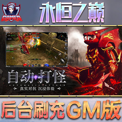 永恒之巅GM手游奇迹mu后台无限金币内购钻石游戏科技成品号单机版脚本满VIP手机值电脑内部托礼包辅助