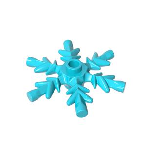 高砖积木零件GDS-M468配件4x4 晶体雪花兼容小颗粒MOC拼插散件