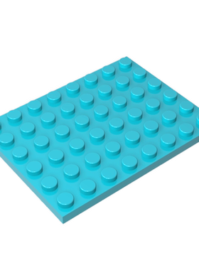 高砖积木零件GDS-524配件6x8 板兼容3036小颗粒MOC拼插散件