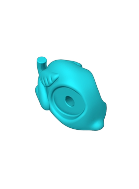 高砖积木零件GDS-M1151配件食物火鸡烤鸡兼容33048小颗粒拼插散件