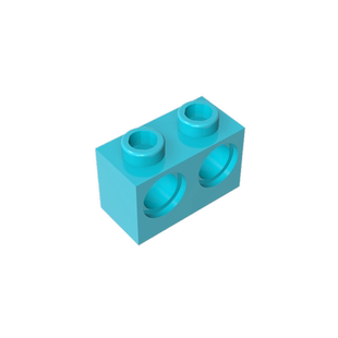 高砖积木零件GDS-624配件1x2 带2孔砖兼容32000小颗粒MOC拼插散件
