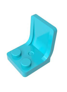 高砖积木零件GDS-1308配件2x2 座椅兼容4079小颗粒MOC拼插散件