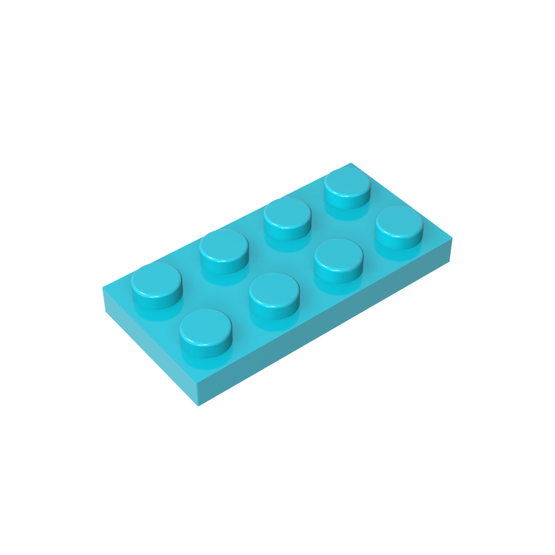 高砖积木零件GDS-511配件2x4 板兼容3020小颗粒MOC拼插散件