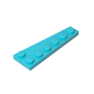高砖积木零件GDS-2144配件6x2 楔形件(左）兼容小颗粒MOC拼插散件