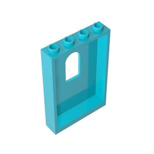 高砖积木零件GDS 2030配件1x4x5带窗墙壁板兼容60808MOC拼插散件