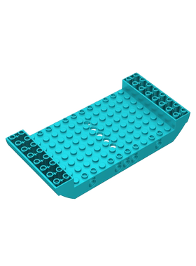 高砖积木零件GDS-M408配件8x16x2 1/3 大船体中段兼容MOC拼插散件