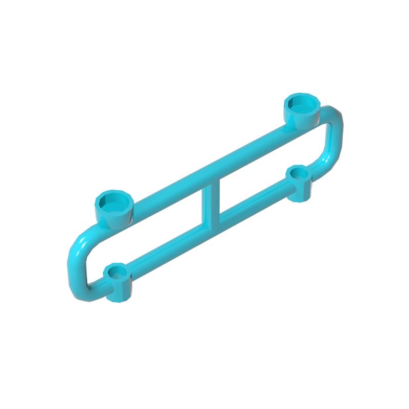 高砖积木零件GDS-2116配件1x8x2 栏杆兼容2486小颗粒MOC拼插散件