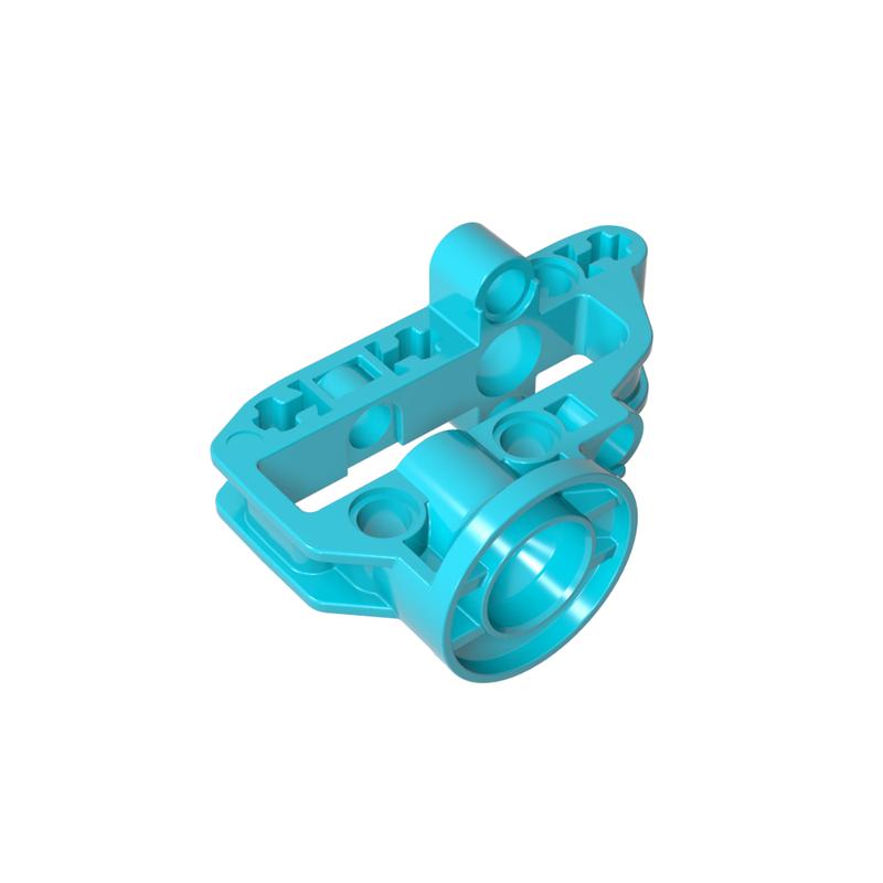 高砖积木零件GDS-1486配件悬挂驱动桥转向门轴外壳兼容92908散件