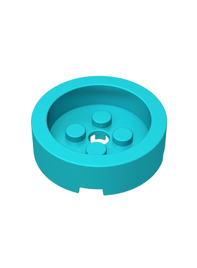 高砖积木零件GDS-90091配件4x4兼容68325小颗粒MOC拼插散件