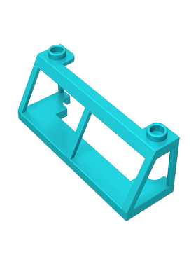 高砖积木零件GDS-90118配件2x6x2 车头窗框兼容13760MOC拼插散件