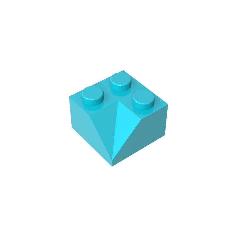 高砖积木零件GDS-721配件2x2兼容3046ab小颗粒MOC拼插散件