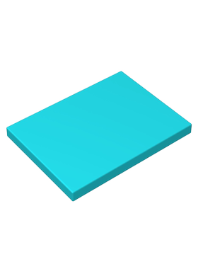 高砖积木零件GDS-90198配件3*4光面板兼容0小颗粒MOC拼插散件