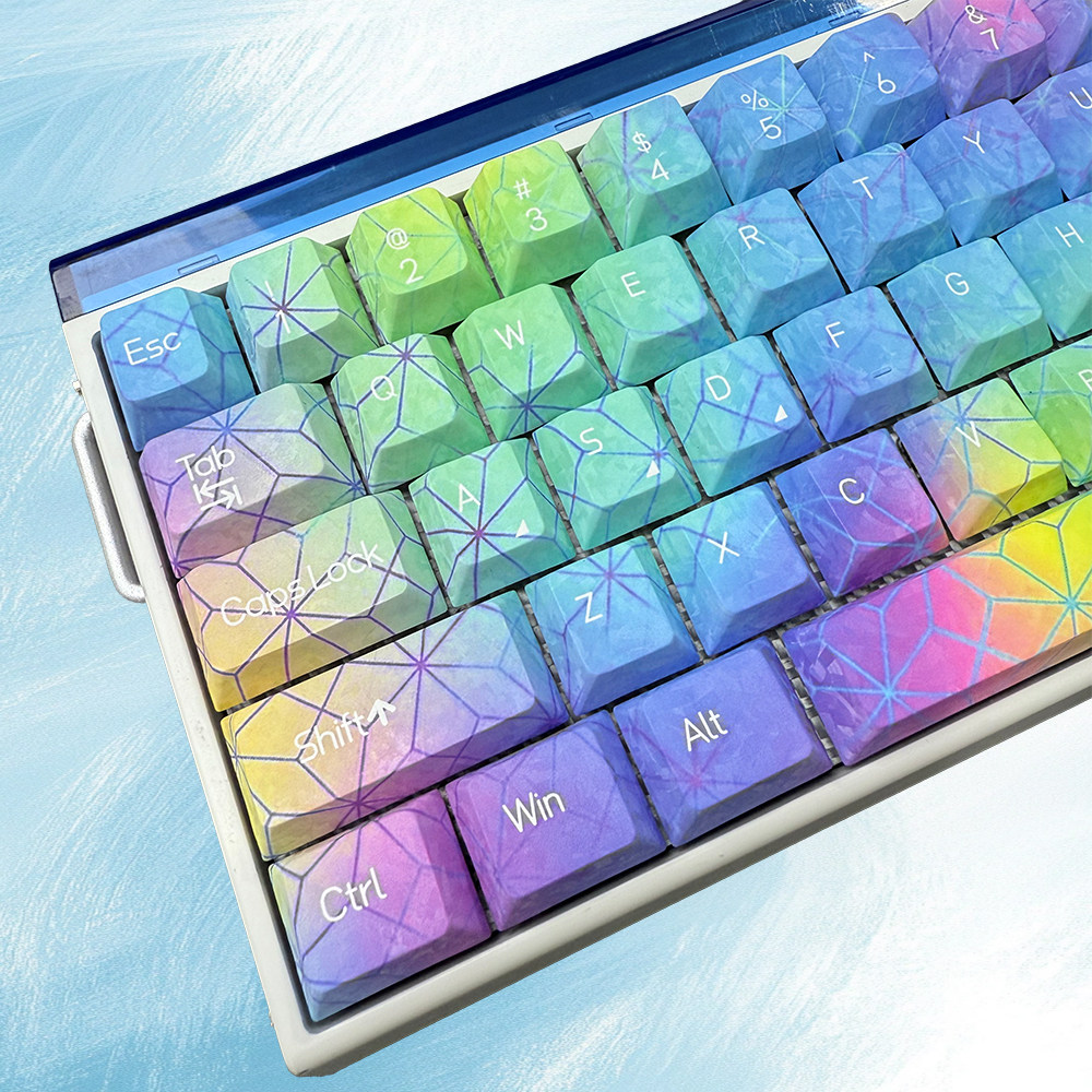 碳纤维键盘帽通用适配wooting魔导士EV63迈从Ace68夜魔made68ez63