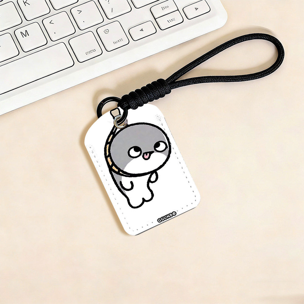 上吊咸鱼君NFC感应卡门禁水滴小卡套钥匙扣迷你NFC感应小区公交