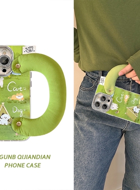 野外露营帐篷小猫小狗适用OPPOReno13Pro手机壳12/11高级10保护套9简约reno8小众7防摔6/5个性k11软a97潮